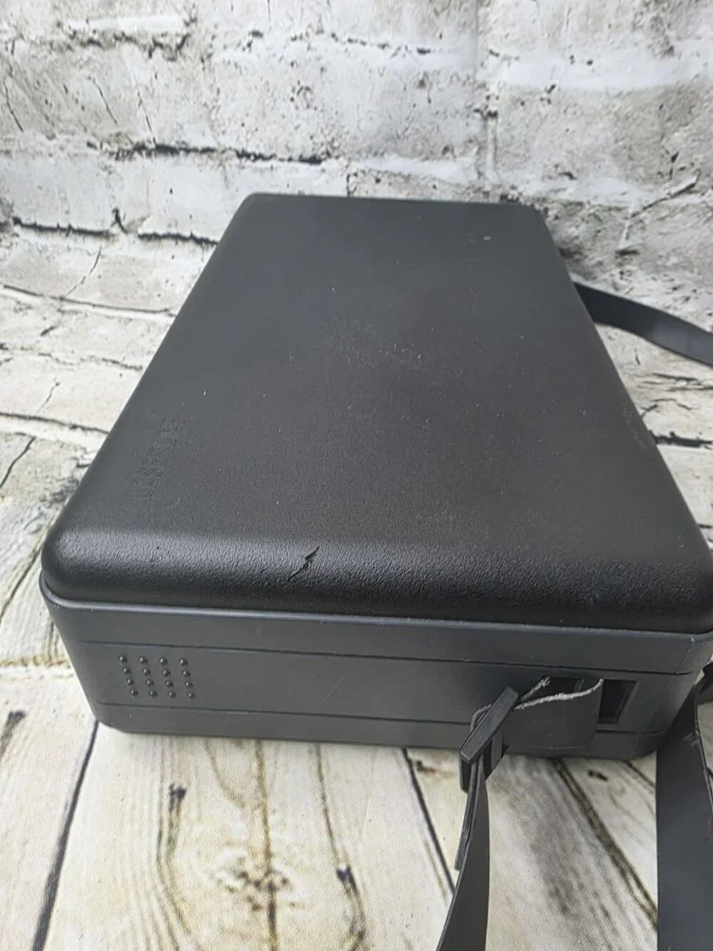 Laserline CD DVD Fold Out Storage Case 40 Disc Hard Shell Black Slide Latch Lock